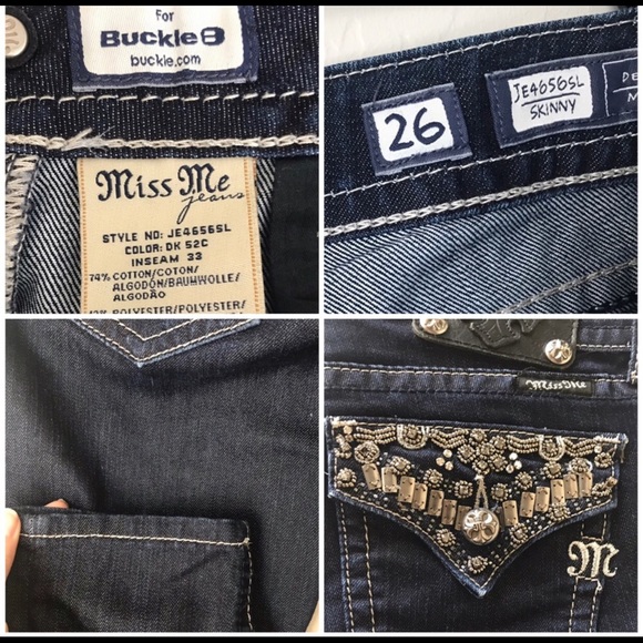 Miss Me Jeans size 26 - Picture 3 of 5